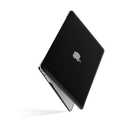 Hard Shell Case etui obudowa do Apple MacBook Air 13" A1369/A1466 2009-2017 (Matte Black - Czarny)