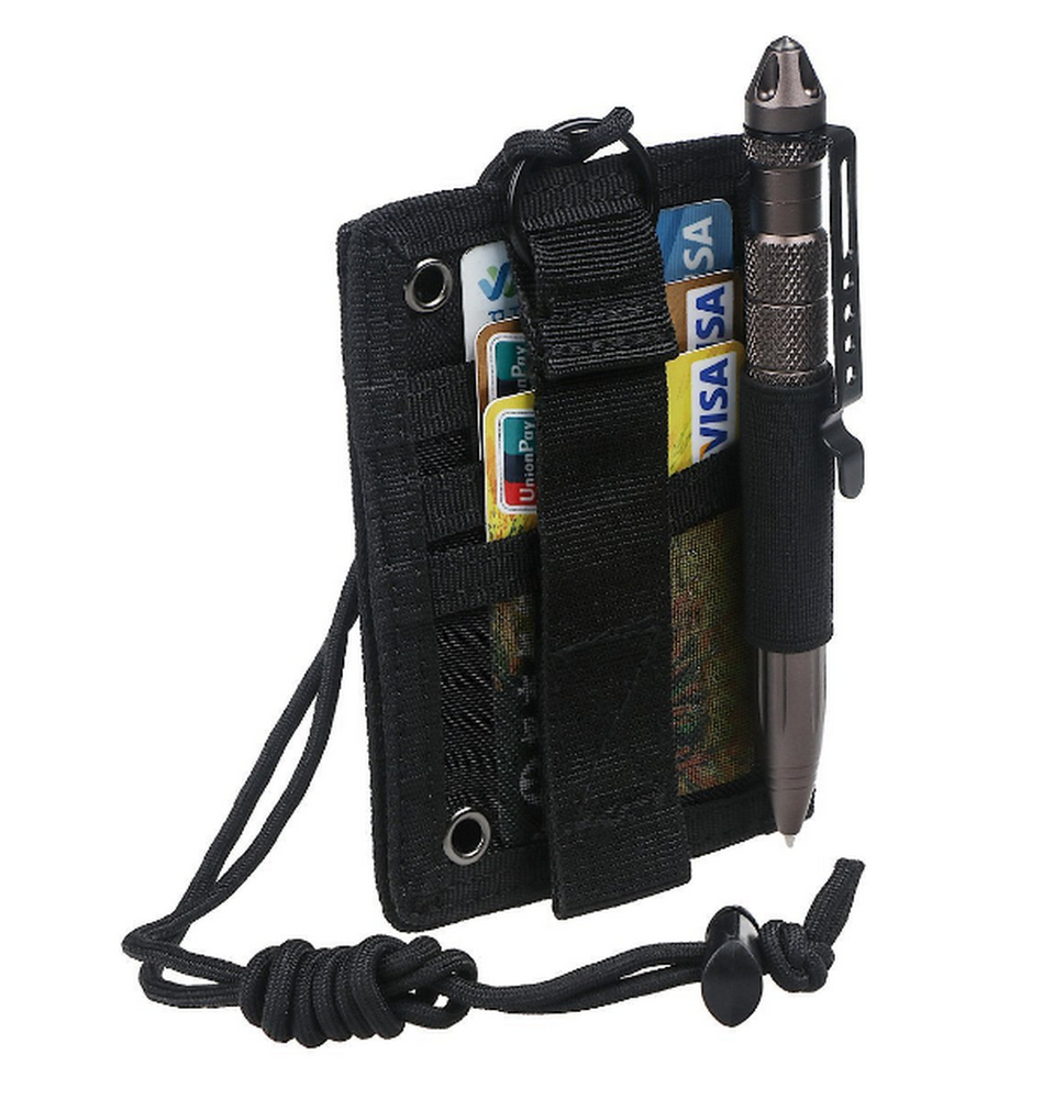 Molle EDC ID Badge etui taktyczne portfel na karty pokrowiec na