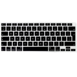 Nakładka osłona silikonowa na klawiaturę laptopa Apple MacBook Air 13 (A2179/A2337 M1) (Layout EU PL) (Czarna)