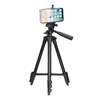 Statyw fotograficzny Tripod 103cm uchwyt na telefon aparat kamerę + pilot Bluetooth (Czarny)