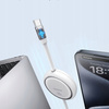 Kabel zwijany Baseus Free2Draw E-mark Type-C USB-C PD QC 100W 1M (Biały)