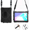 Zestaw D-Pro 360 Armor Strap Case etui pancerne z uchwytem na rękę i paskiem na ramię do Samsung Galaxy Tab Active Pro 10.1 (T540/T545/T547) + szkło ochronne