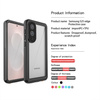 Etui D-Pro 360° Waterproof Case IP68 obudowa wodoodporna wodoszczelna pancerna do Samsung Galaxy S25 Edge (Black)