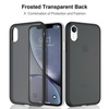 D-Pro Matte Hybrid Case Etui Obudowa iPhone XR (Frosted Black)