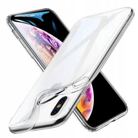 Etui D-Pro TPU Case obudowa silikonowa iPhone X/XS (Przezroczysty)