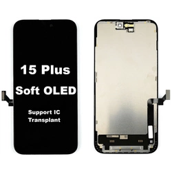 Wyświetlacz LCD ekran dotyk digitizer do Apple iPhone 15 Plus (Soft OLED) (Wymienny IC)