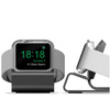 Stojak z ładowarką USB-A stacja do Apple Watch 4/5/6/7/8/9/10/11/SE/Ultra 1/2/3 (Szary/Biały)