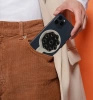 Uchwyt D-Pro MagSafe Suction Holder ring magnetyczny z przyssawkami na lustro / do gładkich powierzchni (Srebrny / Czarny)
