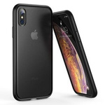 D-Pro Matte Hybrid Case Etui Obudowa iPhone X/XS (Black)