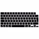 Osłona silikonowa nakładka na klawiaturę do Apple do MacBook Pro 14/Pro 16 M1/M2/M3/M4/M5 (2021-2025) / Air 13/Air 15 M2/M3/M4 (2022-2025) (EU) (Czarny)