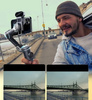 Gimbal Aochuan Smart XE Stabilizator 3-osiowy ręczny do smartfona ze statywem tripod selfie stick to telefonu (Czarny)