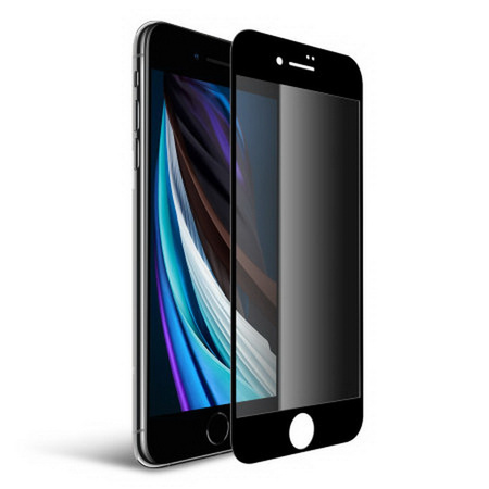 Szkło hartowane XHD Privacy Anti-Spy Glass prywatyzująca zaciemniająca antyszpiegowskia szybka ochronna na ekran do Apple iPhone 7 / 8 / SE2 (2020) / SE3 (2022) (Czarny)