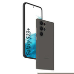 D-Pro Air Slim 0.4mm PP Case ultra cienkie matowe etui do Samsung Galaxy S23 Ultra (Smoke Black)