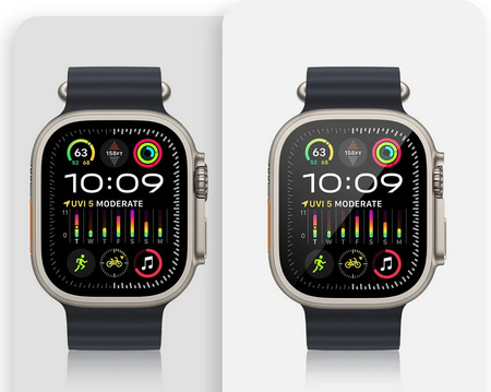 Etui D-Pro Metal Case + Glass 2w1 obudowa metalowa aluminiowa + szklo hartowane na ekran do Apple Watch Ultra 1/2/3 49mm (Natural Titanium / Tytan naturalny)