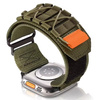 Pasek D-Pro Nylon Tactical Band opaska sportowa taktyczna militarna do Apple Watch 4/5/6/7/8/9/10/SE/Ultra 44/45/46/49mm (Army Green / Zielony)