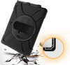 Zestaw D-Pro 360 Armor Strap Case etui pancerne z uchwytem na rękę i paskiem na ramię do Samsung Galaxy Tab Active Pro 10.1 (T540/T545/T547) / Tab Active4 Pro (T630/T636/T638)  + szkło ochronne