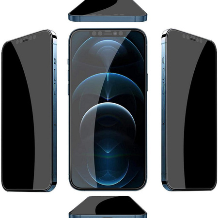 Szkło hartowane XHD Privacy Anti-Spy Glass prywatyzująca zaciemniająca antyszpiegowskia szybka ochronna na ekran do Apple iPhone 13 Pro Max / 14 Plus