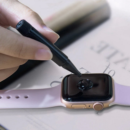 Szkło hartowane 3D z lampą UV LED do Apple Watch 7/8/9 (41mm)