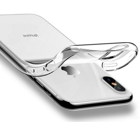 Etui D-Pro TPU Case obudowa silikonowa iPhone XS Max (Przezroczysty)