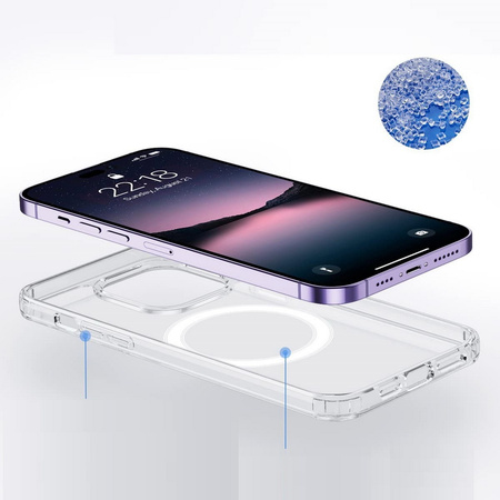 Etui D-Pro Hybrid MagSafe Case obudowa magnetyczna do iPhone 15 Pro Max