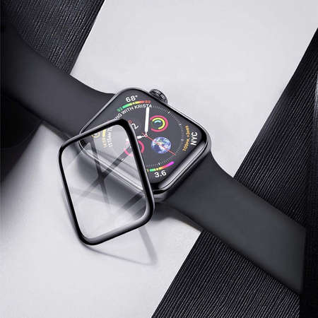 Szkło hartowane 3D Full Glue do Apple Watch 7/8 (45mm) (Clear)