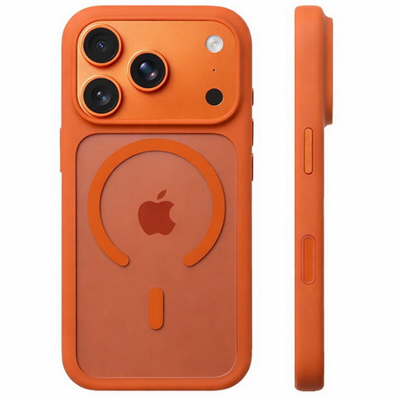 Etui D-Pro EdgePop MagSafe Case TPU+PC obudowa hybrydowa wzmacniana magnetyczna do Apple iPhone 17 Pro (Granatowy)