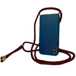 Crossbody Silicone Case Etui Obudowa z Paskiem / Torebka iPhone 11 Pro (Navy)