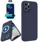 Benks etui magnetyczne MagSafe iPhone 13 Pro Max (Navy Blue)