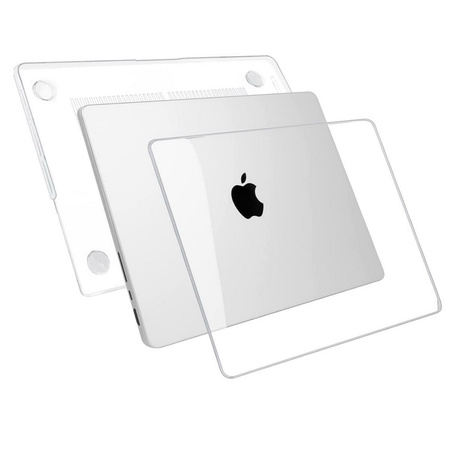 Etui Hard Case obudowa do Apple MacBook Pro 14 M1 A2442 (2021) / M2 A2779 (2023) / M3 A2918/A2992 (2023) / M4 A3112/A3185/A3401 (2024) / M5 (2025) (Przezroczysty Połysk)