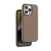 Etui D-Pro Velvet MagSafe Case obudowa magnetyczna z mikrofibrą do iPhone 12 / 12 Pro (Brązowy)