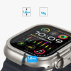 Etui D-Pro Metal Case + Glass 2w1 obudowa metalowa aluminiowa + szklo hartowane na ekran do Apple Watch Ultra 1/2/3 49mm (Natural Titanium / Tytan naturalny)