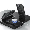 Etui D-Pro Stealth Carbon MagSafe Stand Case obudowa magnetyczna karbonowa magnes stojak podstawka do Apple iPhone 16 Pro (Czarny)