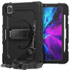 D-Shock 360 Strap Case pancerne etui ochronne z paskiem iPad Pro 11 2020 2021 2022 (Czarne)