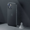 Etui D-Pro Air PP Case 0.4mm ultra cienkie najcieńsze minimalistyczne matowe iPhone 15 (Czarny)