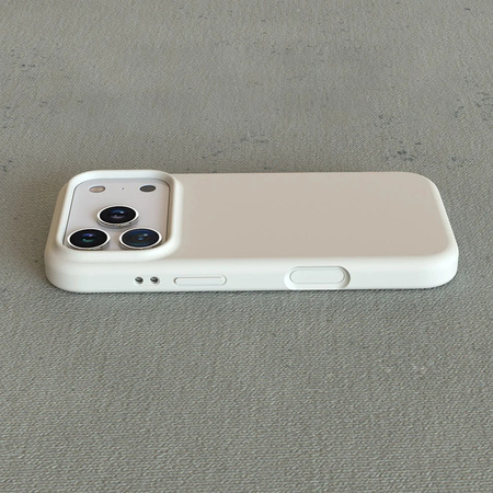  Etui D-Pro Velvet Silicone Case MagSafe obudowa magnetyczna z mikrofibrą do Apple iPhone 17 Pro Max (Żółty)