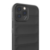 Etui D-Pro 3D Silicone Case Wrist Rope ze smyczą na nadgarstek - iPhone 15 (Biały)