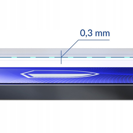 Szkło hybrydowe 3mk Flexible Glass elastyczna folia ochronna na ekran do Samsung Galaxy S25 Edge (SM-S937)