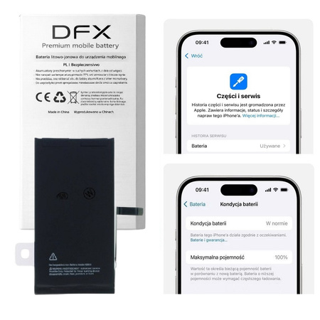 Bateria A2850 akumulator Li-ion 4325mAh Diagnosable z możliwością przypisania jako oryginał do Apple iPhone 14 Plus (Calibrated Used)