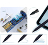 Rysik D-Pro Stylus Pen Pencil 2 Gen. Palm Rejection / Tilt Sensing precyzyjny do rysowania dla Apple iPad (2018-2025) iPad 6/7/8/9/10/11 iPad Mini 5/6/7 iPad Air 3/4/5/6/7/M2/M3 iPad Pro 11" 1/2/3/4/5/M4 iPad Pro 12.9" 3/4/5/6 iPad Pro 13" 7 M4 (Czarny)