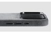 Etui D-Pro Alcantara® oryginalna włoska tkanina zamszowa obudowa z magnesem MagSafe do Apple iPhone 17 Pro (Light Gray/ Jasny Szary)