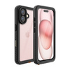 Etui D-Pro 360° Waterproof Case IP68 obudowa wodoodporna wodoszczelna pancerna do iPhone 16 (Czarny)