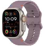Pasek D-Pro Orablu Silicone Band opaska sportowa do Apple Watch 4/5/6/7/8/9/10/11/SE/Ultra 1/2/3 44/45/46/49mm (Fioletowy)