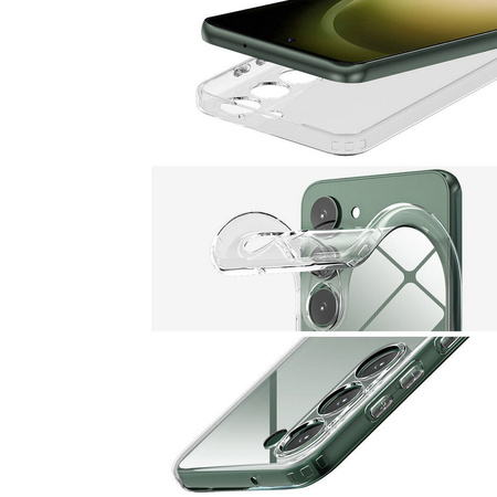 D-Pro Slim Flex TPU Case Etui Silikon do Samsung Galaxy S23+ Plus(Crystal Clear)