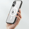 Etui D-Pro Quartz MagSafe Crystal TPU+PC Case obudowa hybrydowa wzmacniana magnetyczna do Apple iPhone 17 (Przezroczysty)
