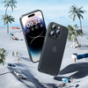 Etui D-Pro Air PP Case 0.4mm ultra cienkie najcieńsze minimalistyczne matowe iPhone 15 Pro Max (Tytanowy)