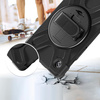 Zestaw D-Pro 360 Armor Strap Case etui pancerne z uchwytem na rękę i paskiem na ramię do Samsung Galaxy Tab A9 8.7" (X110/X115) (Czarne) + szkło ochronne 