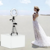 Zestaw lampa pierścieniowa LED Ring Fill + statyw tripod 130cm + mikrofon bezprzewodowy USB-C i Lightning 