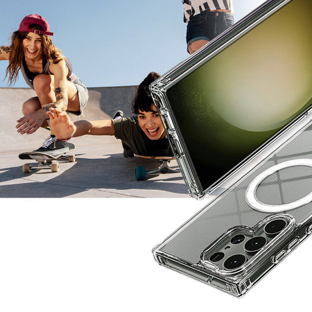 Etui D-Pro Hybrid MagSafe Case obudowa magnetyczna do Samsung Galaxy S22 Ultra