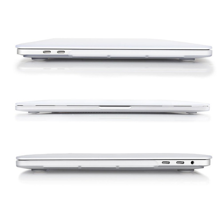 Hard Case etui obudowa Macbook Pro 13 (A1706 / A1708 / A1989 / A2159 / A2251 / A2289 / A2338 M1 M2) 2016-2022 (Matte White)