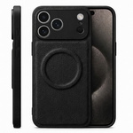 Etui D-Pro Vegan Leather MagSafe Case obudowa magnetyczna iPhone 17 Pro (Czarny)
